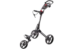 SkyMax 2019 CUBE 3 WHEELED COMPACT GOLF TROLLEY +FREE £39.99 ACCESSORY PACK (CHARCOAL/BLACK)