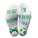 Price comparison product image ''Do Not Disturb I'm Playing FIFA" Funny Gaming Socks