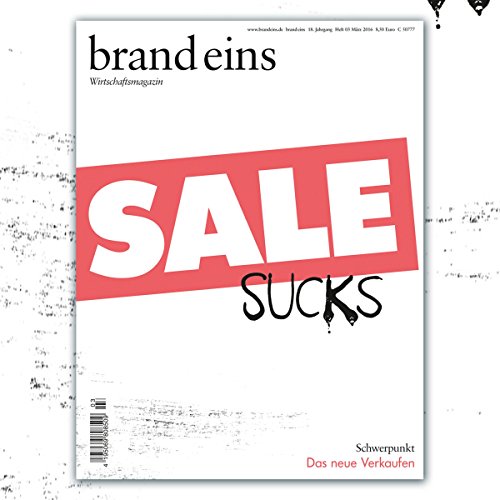 Book's Cover ofbrand eins audio Das neue Verkaufen