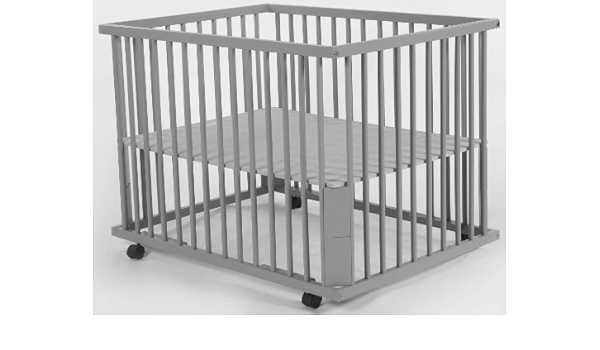 Quax Parc Aline Roulettes Gris Amazon Fr Bebe Et Puericulture
