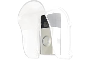 DGYEZHAO Cubierta de timbre para PC adecuada para timbre de radio/cerradura de código puerta de entrada/puerta de entrada/enchufe exterior impermeable protección contra la lluvia plástico transparente