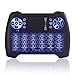 Produktbild Kabellose Mini Tastatur, Jelly Comb 2.4G Wireless Keyboard mit Touchpad QWERTZ Beleuchtete Tastatur für Smart TV, TV Box, PC, Tablet und Handy