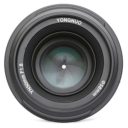 YONGNUO YN 50mm f1.8 Lente Objetivo (Apertura f/1.8) YN50mm Fotografía Fotográfico para Nikon DSLR Cámaras, AF Enfoque Automático de Gran Apertura + Meking Papel para Lente