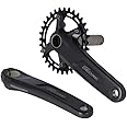 SHIMANO Deore FC-M5100 Deore chainset, 10/11-speed, 52 mm chainline, 30T, 175 mm, Black, EFCM51001EXA0