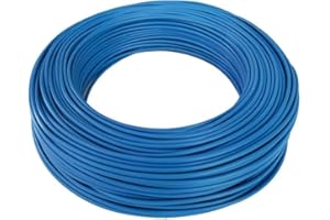 PUNTOLUCELED CAVO CORDINA UNIPOLARE CPR FS17 4mm FILO ELETTRICO METRO EX N07VK CAVI ELETTRICI VARI TAGLI (50 metri, Blu)