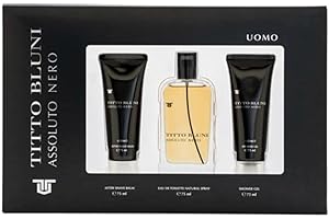 TITTO BLUNI BLUNI COLONIA 75 VAPO+GEL 75+MASAJE 75 ASSOLUTO NERO