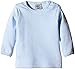 Pippi Baby-Boys Long Sleeve with Buttons O.Shoulder Polo Shirt, Light Blue, 9-12 Months (Manufacturer Size:80)