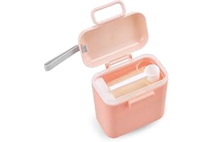Sternstunde Milchpulver Portionierer baby, 400g Tragbarer Milchpulver-Kasten, milchpulver aufbewahrungsbox, Milchpulver Spender Bpa Frei, mit Schaber und Löffel