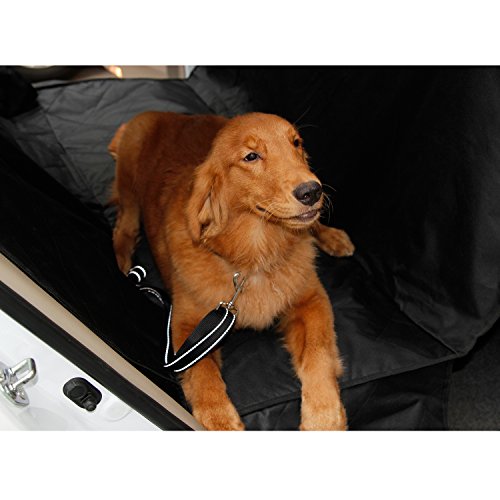 Autoschondecke für Hunde Rückbank Sitzbezug Auto / kofferraumschutzdecke mit Seitenschutz für Hund / Rücksitzbezug Comfort / Schwarz Wasserdicht / Für Auto SUV - 7