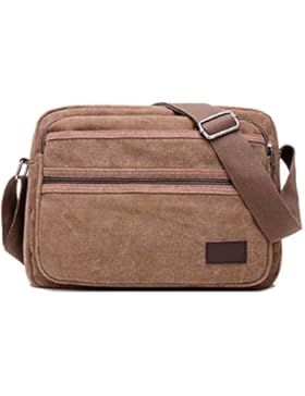 Männer Und Frauen Jahrgang Leinwand Schulter Ipad Messenger Tote Schulranzen Outdoor Tasche,D-30cm*7cm*21cm