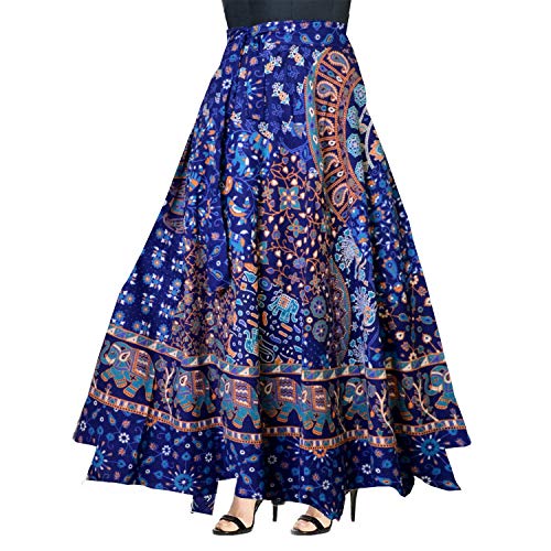 100% Cotton Blue Rajasthani Print 