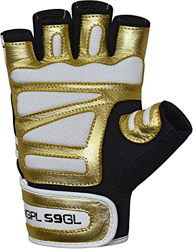 RDX Fitness Handschuhe Trainingshandschuhe Handgelenkschutz Crossfit Sporthandschuhe Rindsleder Gewichtheben workout krafttraining Bodybuilding Gym Gloves - 6