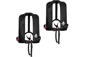 ‎12SKIPPER 12skipper 2er-Set Automatik-Rettungswesten 165N Classic ISO UML mit Waistbelt