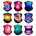 Produktbild Sojourner 9PCS Nahtloses Bandana Gesichtsschutz Stirnband Schal Kopftuch Halswärmer & Vieles Mehr - 12-in-1 Multifunktionstuch für Musikfestivals, Raves, Motorrad, Outdoor (Galaxy Serie 1)