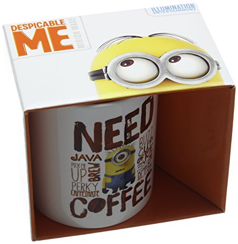 Despicable Me 2 Need - Taza de cerámica, diseño de GRU 2. Mi Villano Favorito