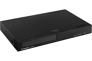 Panasonic DP-UB154EG-K Ultra HD Blu-ray Player in Black (HDR10+, 4K Blu-ray Disc, 4K VoD, Dolby Atmos, HDMI, USB)
