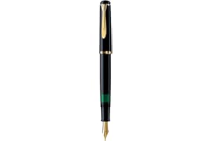Pelikan Elegance Stylo plume de luxe Souverain M200 Pointe Fine Noir