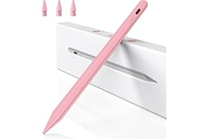 BAZO Penna Compatibile con iPad 2018-2025, Penna per iPad Palm Rejection, Ricarica rapida, Sensibilità All'inclinazione, per ipad 11 A16/10/9/8/7/6,Pro 11/12.9,Air 3/4/5/M2/M3,Mini 5/6. bs