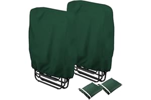 panthem składany pokrowiec na leżak, wodoodporny, 2 sztuki, 210D, z torbą