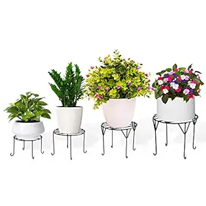 TrustBasket Aesthetic Planter Stands - Set of 4