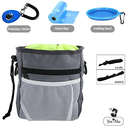 Dog Treat Pouch Puppy Training Kit Bag With Waist Belt