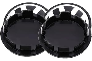 MOPQMKT 4 Pièces Auto Cache Moyeux 65MM, Enjoliveurs Universels, Cache Moyeu ABS, Enjoliveurs pour Auto - pour Remplacer Les Enjoliveurs Anciens et Endommagés de Voiture (Surface Convexe)