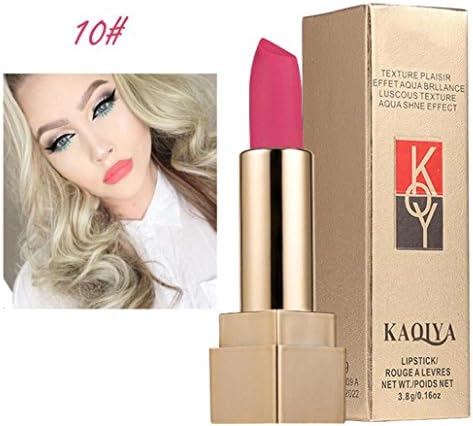 2018 Waterproof Matt Lipsticks, GreatestPAK Smooth Long Lasting moisturizing Lip Cosmetic (10#)