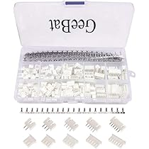 GTIWUNG 550Pcs Kit Connecteurs JST-XH 2/3/4/5 Pin - Mâle Femelle Et Broches Pour Électronique