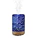 Price comparison product image EIVOTOR Essential Oil Diffusers, 100ml 3D Mini LED Glass Mist Humidifier with Six Gradient Colors for Home, Office, Yoga, Bedroom, Living Room etc.