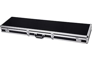 GOPLUS Estuche para Rifle, Estuche de Aluminio para Arma Larga, Estuche para Rifle con 2 Cerraduras de Combinación, Caja Impermeable Protectora, Transporte Práctico, 134 x 35 x 12CM