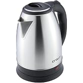 Crwn 1500W Paslanmaz &Ccedil;elik Su Isıtıcı Kettle 1.2L Hızlı Kaynatma G&uuml;venli Kullanım