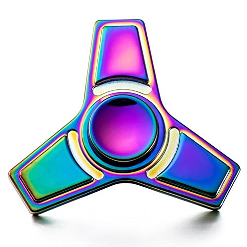 SeOST Fidget Hand Spinner Stress Reducer Rainbow Metal High Speed Colorful Aluminum Alloy Bearing Fidget Toy EDC Fingertips Anti Stress Educational Autism ADHD Rotation Focusing Toys for Kids & Adults SeOST Fidget Hand Spinner Stress Reducer Rainbow Metal High Speed Colorful Aluminum Alloy Bearing Fidget Toy EDC Fingertips Anti Stress Educational Autism ADHD Rotation Focusing Toys for Kids & Adults