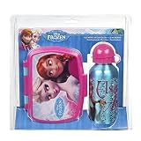 Botella la reina de hielo Under Cover Niños Set Botella + Caja de pan \'Frozen\'