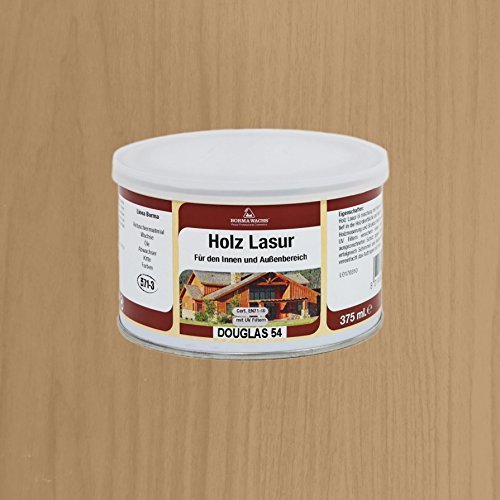 Borma Long-Life Holzschutz Lasur Alkydharz Holzlasur Premium UV-Langzeitschutz (375 mL., Douglas)