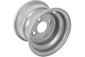 UNITRAILER Stålfälg för släpvagn 5,5x8 tum H2 4x100 ET-2 | Målat robust stål, borrning 60 mm. För lätta släpvagnar, båtar, lå