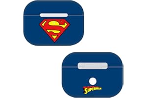 Head Case Designs sous Licence Officielle Superman DC Comics Classique Art Bande dessinée Et Logos Vinyle Autocollant Peau Autocollant Couverture Compatible avec Apple AirPods Pro