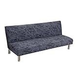 【Aplicable】: Sofá cama sin brazo. Esta funda de sofá sin brazo es flexible, adecuada para su sofá cama. Los patrones de tinta especiales se pueden decorar en un sofá cama, fácil de integrar en la decoración general del hogar.