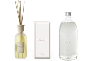 GENERICO Diffusore Culti Milano Stile 500 ml con ricarica per diffusore da 1000ml | Fragranza Aramara | CULTI MILANO | Durata 6 mesi | Metratura 30 mq