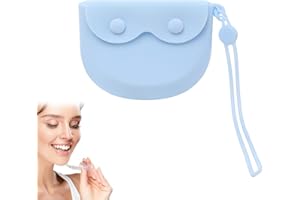 XUZOPIM Dental Device Holder, Silicone Dental Device Holder, Durable And Easy To Clean Dental Device Case, Dental Bite Holder With Vent Holes Orthodontic Box