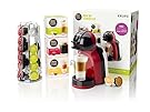 Krups KP120BUN NESCAFÉ Dolce Gusto Mini Me Coffee Machine Starter Kit, Red/Black