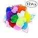 Produktbild STOBOK 12 stücke 45x45 cm Platz Jonglieren Silk Dance Schals Bewegung Schals Zaubertricks Kinder Leistung Requisiten Zubehör (Gelegentliche Farbe)