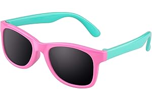 CGID caoutchouc flexible enfants lunettes de soleil polarisées pour bébé et enfants 3-6 ans, K25