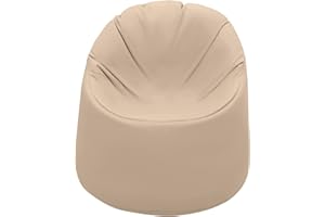 Ready Steady Bed Poltrona a Sacco per Bambini | Comodo Sedile BeanBag per Interni ed Esterni | Mobili per Bambini Resistenti all'acqua | Design Ergonomico Durevole Comodo (Argento) (Pietra)