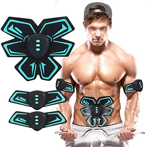 [New Version 2017] Abdominal Toning Belt, Waist Trimmer Belt, ABS Toner Body Muscle Trainer, Abs Fit Training, Unisex Fitness Training Gear, Home Fitness Training Gear Support For Men &amp; Women (Abs fit+Body fit)