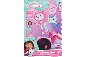 Gabby's Dollhouse Projection Torch - Officially Licensed Merchandise, 24 Pictures to Light Up, Feautring Favourite Characters, Fun Gift for Girls | Paladone