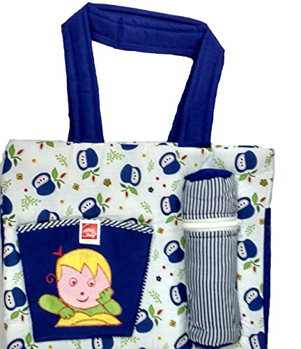 Manorath Diaper Bag Multi-Utility Fruit Print - DBB16 Navy