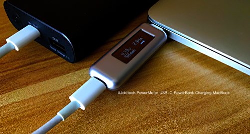 Jokitech USB-C Leistungsmesser Power Meter Tester Multimeter für das neue Macbook, Macbook Pro, Testgeschwindigkeit von Ladegeräten, Kabel, Externe Batteriekapazität - 7