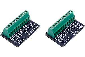 Treedix 2 unidades Mini RS232 a TTL MAX3232 Convertir placa adaptador transceptor Breakout Board 3V-5V