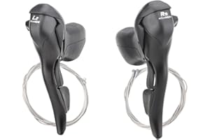 microNEW Road Bike Shifter 2/3X7/8/9/10/11Speed for Shift and Brake Lever 2 in 1 (L2*R9)