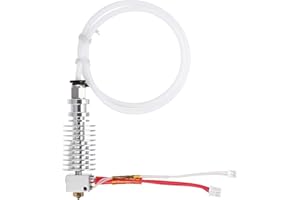 TLIDFGEO Replacement straight-type metal V5 J-head hotend extruder for anycubic i3 mega extruder 3D printer accessories extruder anycubic head (white)